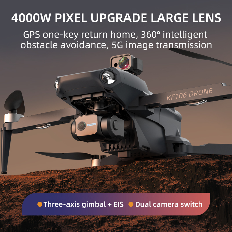 2022 НОВЫЙ KF106 Max Drone 8K  – обзор и цена Drone Kit Professional