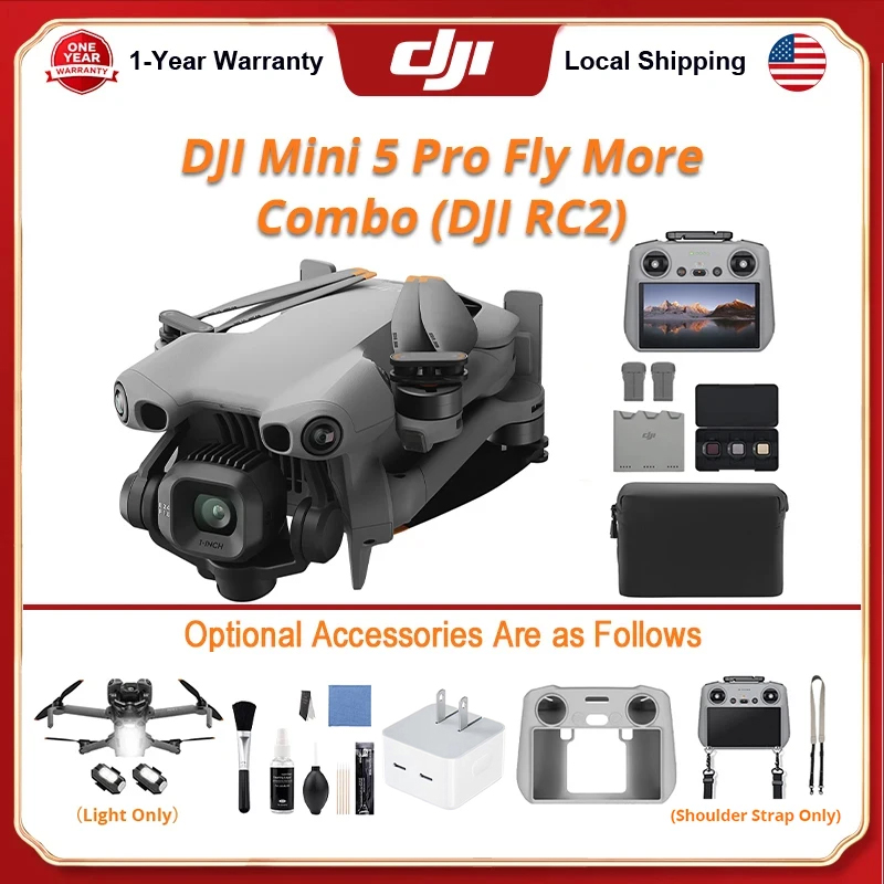 Комплект DJI Mini 5 Pro Fly Co – обзор и цена Drone Kit Build Yourself