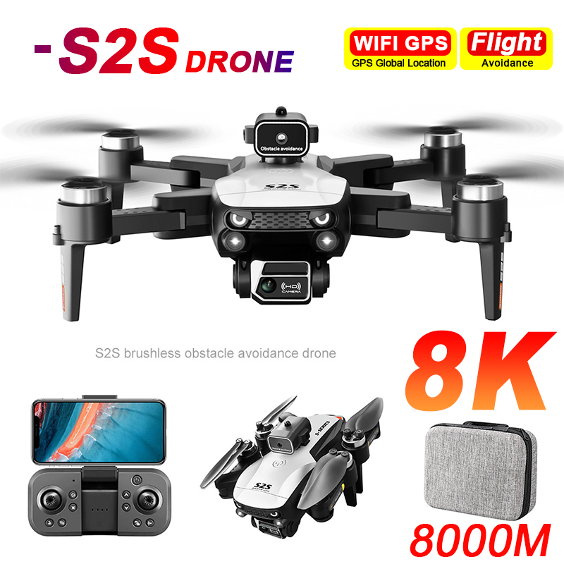 Новый S2S Дрон 8K Профессионал – обзор и цена Drone Kit Professional